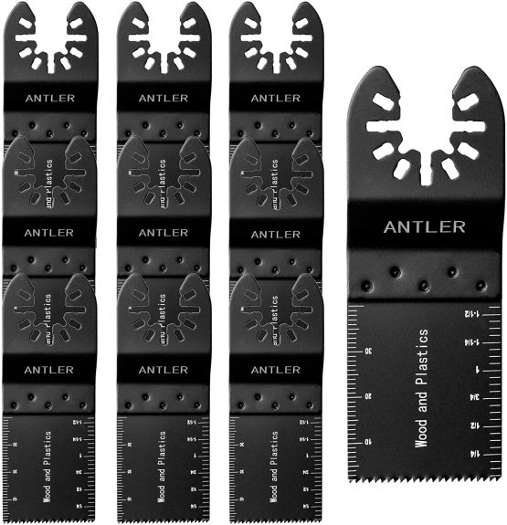Antler Blades QAB35WB For Dewalt Stanley Worx F30 Erbauer Black and Decker Oscillating Multitool 10x 35mm