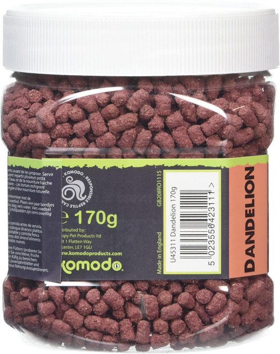 Komodo Complete Holistic Tortoise Diet, Dandelion, tube,170 g - Image 4