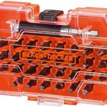 BLACK+DECKER A7228-XJ A7228-XJ-Juego de 31 Piezas para Atornillar con Adaptador magnético