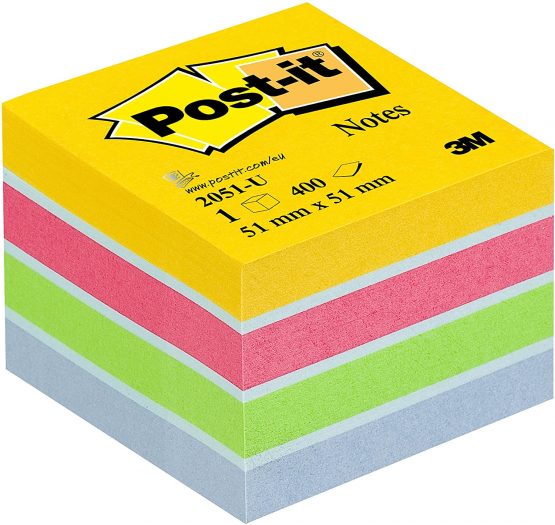 Post-it 51 x 51 mm Mini Cube - Ultra Colour