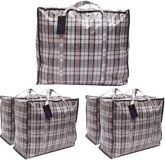 DECO EXPRESS Large Laundry Bags Moving Storage Bag (Pack of 5 bags)