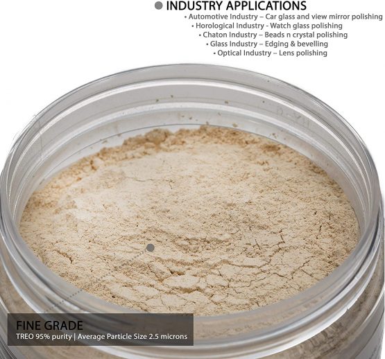 GLASS POLISH 90001 Fine Grade Cerium Oxide, Glass Polishing Solution, Glass Polishing Powder | 50 Grams - Image 2