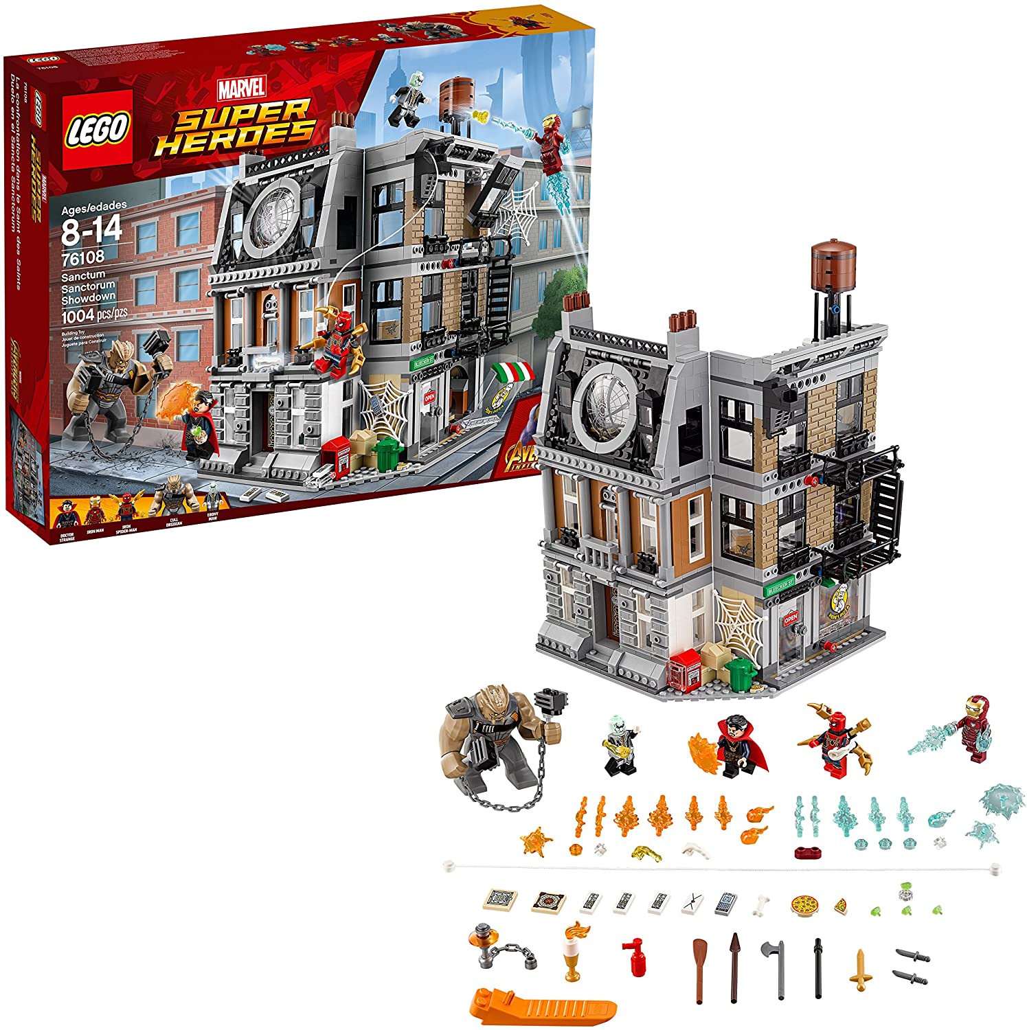 LEGO Marvel Super Heroes Avengers: Infinity War Sanctum Sanctorum Showdown 76108 Building Kit (1004 Piece)