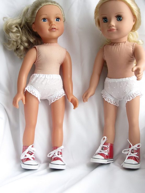 Dollies Boutique High top trainers and 'Russian' dress for Designafriend; Sindy; Our Generation; Carly; Cayla and AMG - Image 3