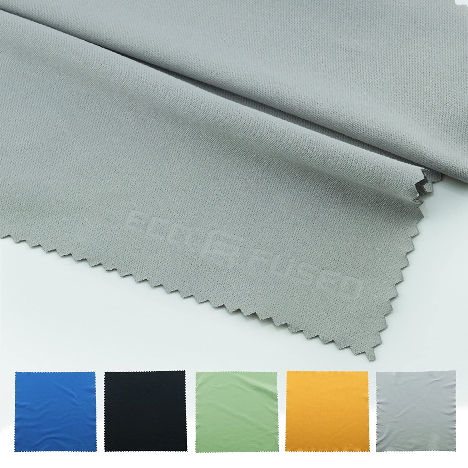 ECO-FUSED Microfiber Cleaning Cloths, 5 EXTRA LARGE Cloths Suitable for Cleaning Glasses Spectacles, Cameras, iPad, iPhone - Image 2