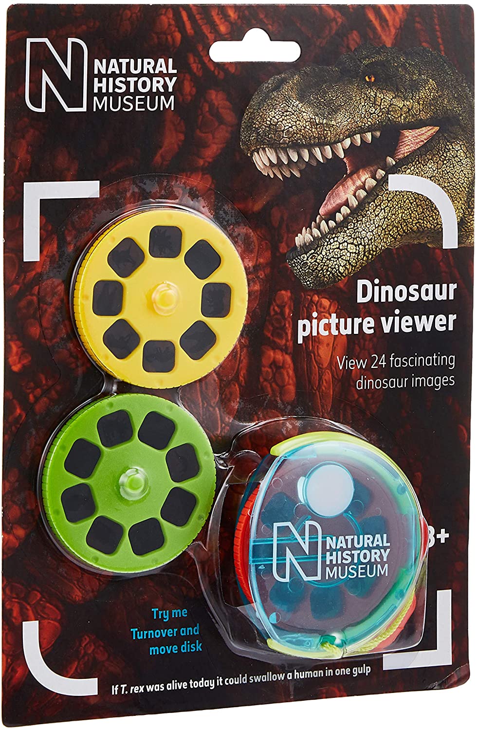 The Natural History Museum Picture Viewer Dinosaurs, Multicolor, us:one size