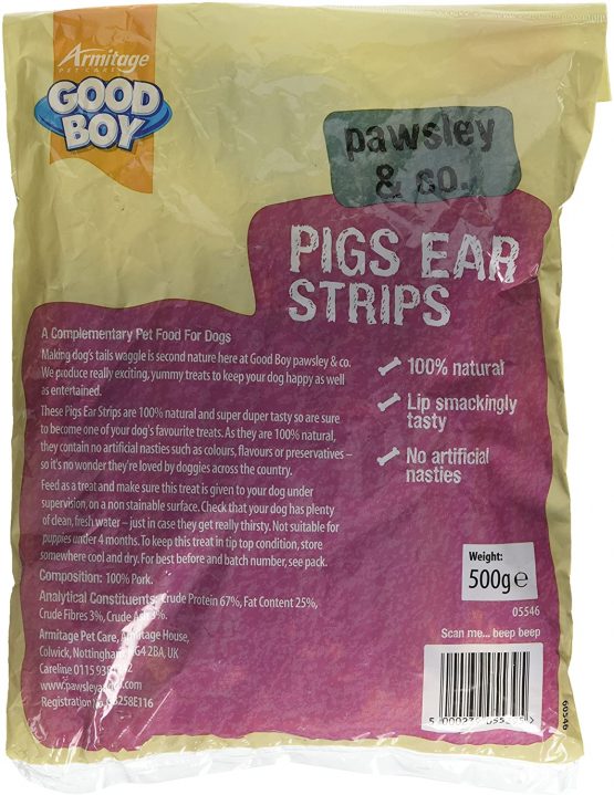 Good Boy Pigs Ear Strips 500 g - Image 2