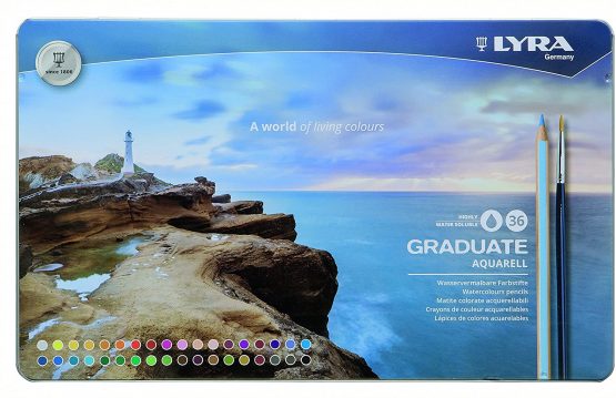 LYRA 2881360 GRADUATE AQUA PENCILS 36 METAL BOX - Image 2