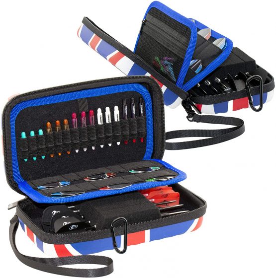 Bulls Orbis XL Union Jack Dart Case Red/White/Blue - Image 3