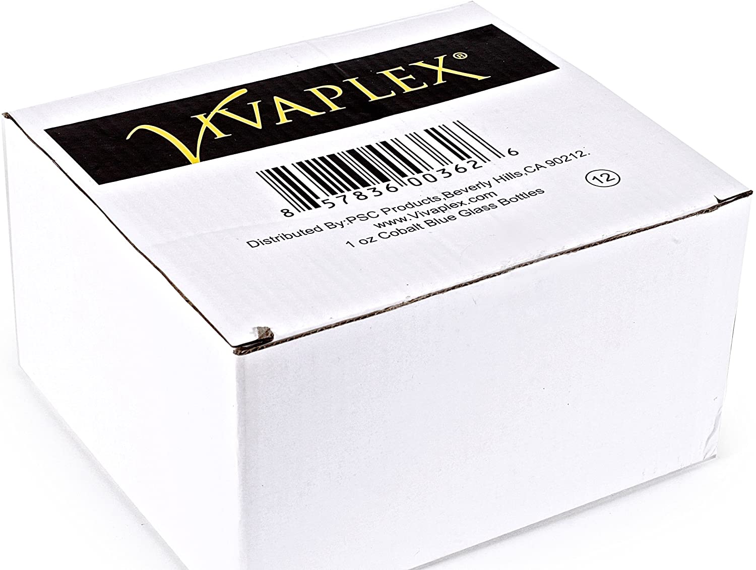 Vivaplex 12, Cobalt Blue, 1 Oz, Glass Bottles, With Glass Eye Droppers - Image 2