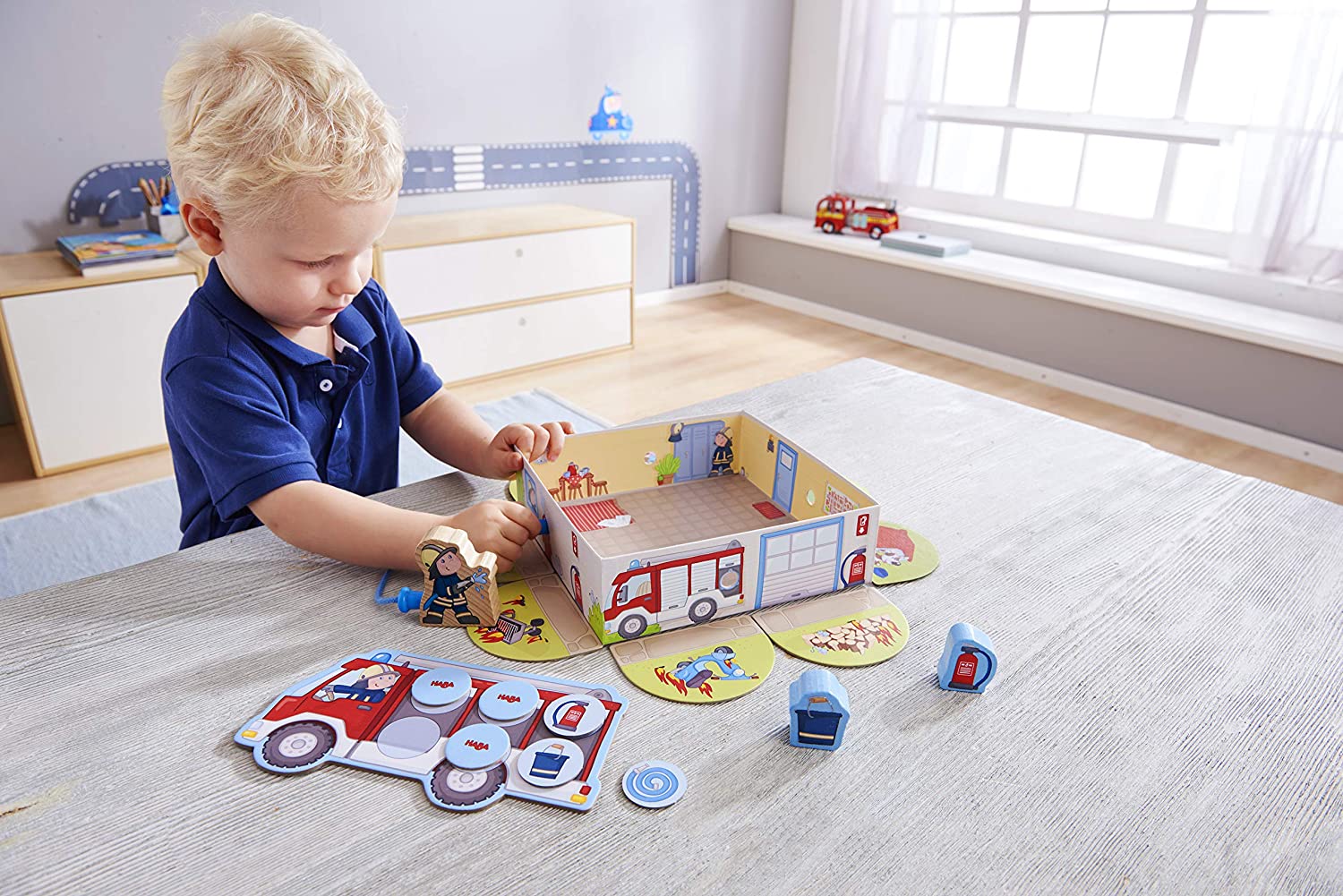 HABA 303808 - My First Games - Fire Brigade, Colourful - Image 4