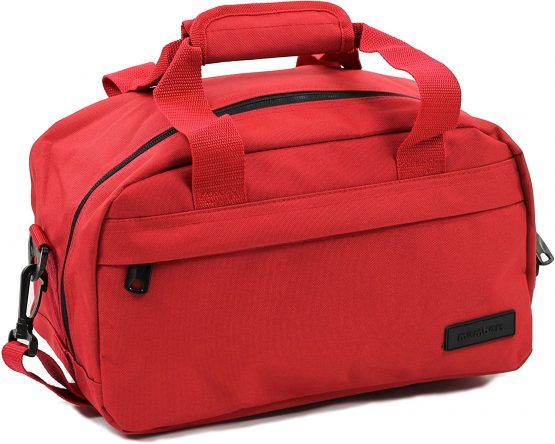 Members Essential On-Board Ryanair Compliant New Hand Baggage in Red- 40 x 25 x 20cm