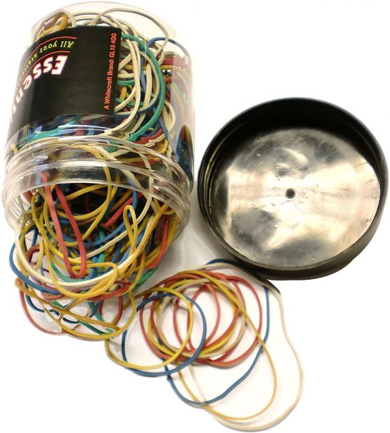 Whitecroft TS-120255 Essentials Assorted Rubber Band, 75g