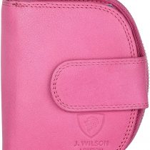 Ladies RFID Safe Designer Leather Purse Card Women Wallet Zip Pocket Boxed