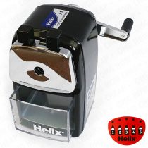 Helix Metal Desktop Pencil Sharpener - Black Body