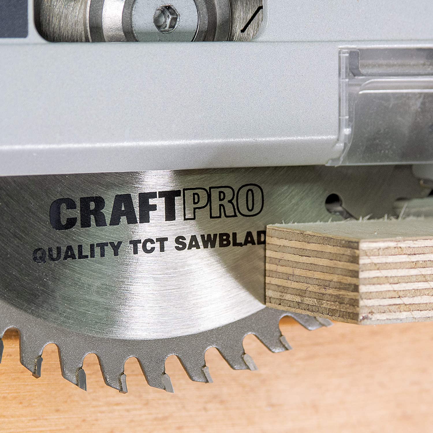 Trend CRAFTPRO Panel Trimming Plunge Saw Blade 165mm 48T 20mm, Silver, 165mm, 1 Pack - Image 4