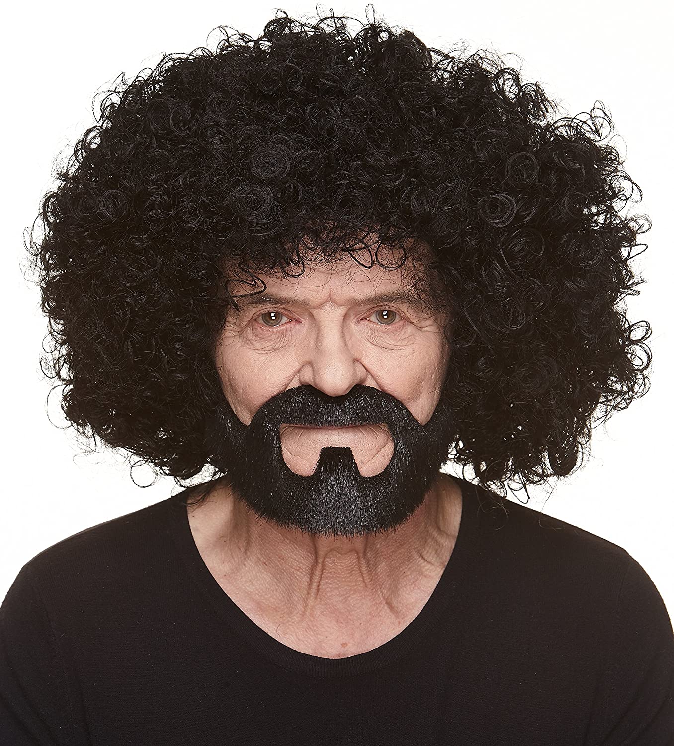 Mustaches Self Adhesive, Novelty, On Bail Fake Beard, False Facial Hair, Black Lustrous Color - Image 4