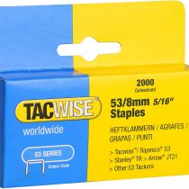 Tacwise Heavy Duty 53 Series 8mm Staples for Staple Gun (2000)