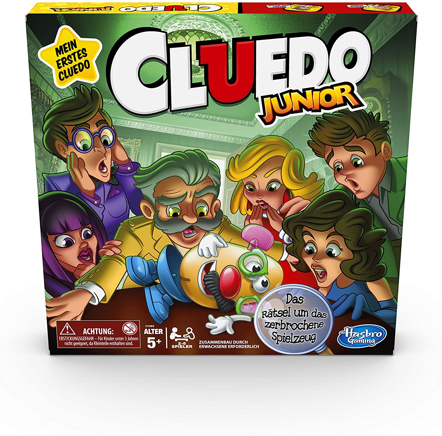 Hasbro Gaming C1293100 Junior Classic Detective Game Age 5+ (German), Multicolor, standard size - Image 3