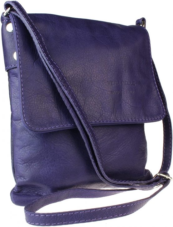 Girly Handbags Italian Leather Shoulder Bag Small Cross Body Messenger Soft Leather - Image 2