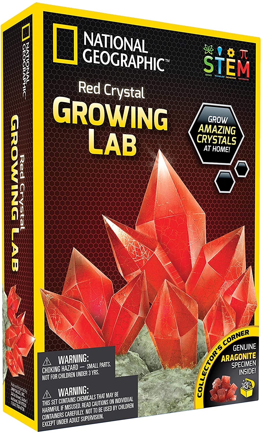 National Geographic NGRCRYSTAL Red Crystal Growing Kit BigaMart