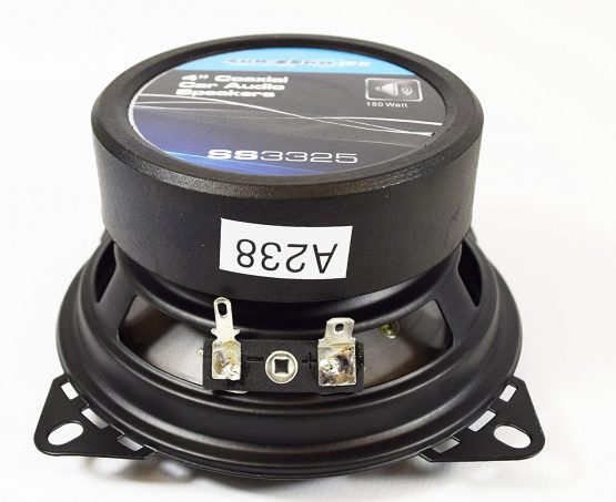 SUB ZERO SS3325 Ice 4-inch Coaxial 150W Speakers for In-Car Stereo Music, Black - Image 4
