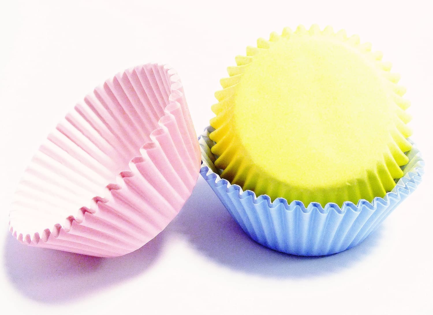 PME Colourful Pastel Paper Cupcake Cases (Pack of 100), Mini Size - Image 2