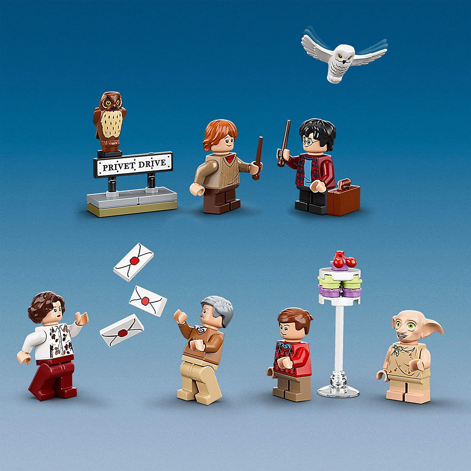 LEGO 75968 Harry Potter 4 Privet Drive House and Ford Anglia Car Toy - Image 4