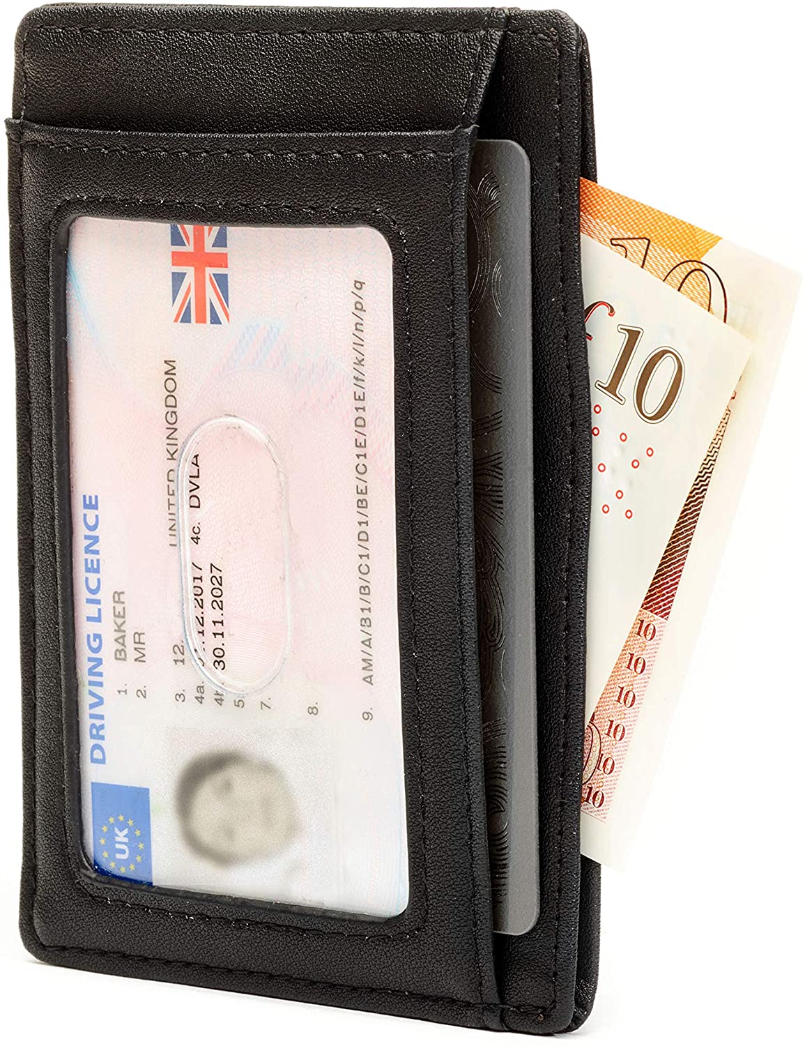 POWR Mens Wallet, Slim Wallet RFID Blocking Minimalist Credit Card Holder, Holds up to 7 Cards and Bank Notes, Ideal for Travel - Image 3
