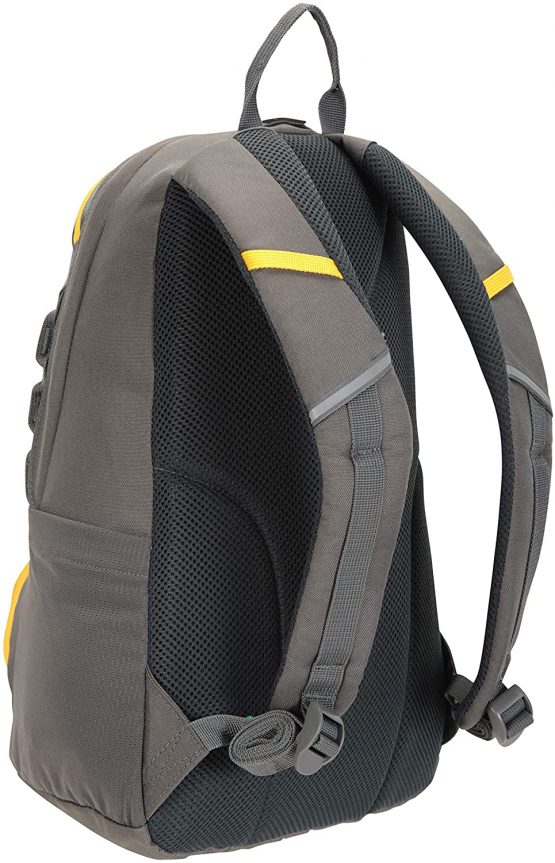 Mountain Warehouse Pace 12L Rucksack - Lightweight Backpack, Hydration Compatible Small Rucksack, Ripstop, Padded Airmesh Back, Webbing Trim - for Men & Women - Image 3
