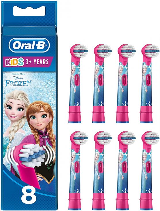 Oral-B Kids Toothbrush Heads, for Letterbox Packaging Pack of 8