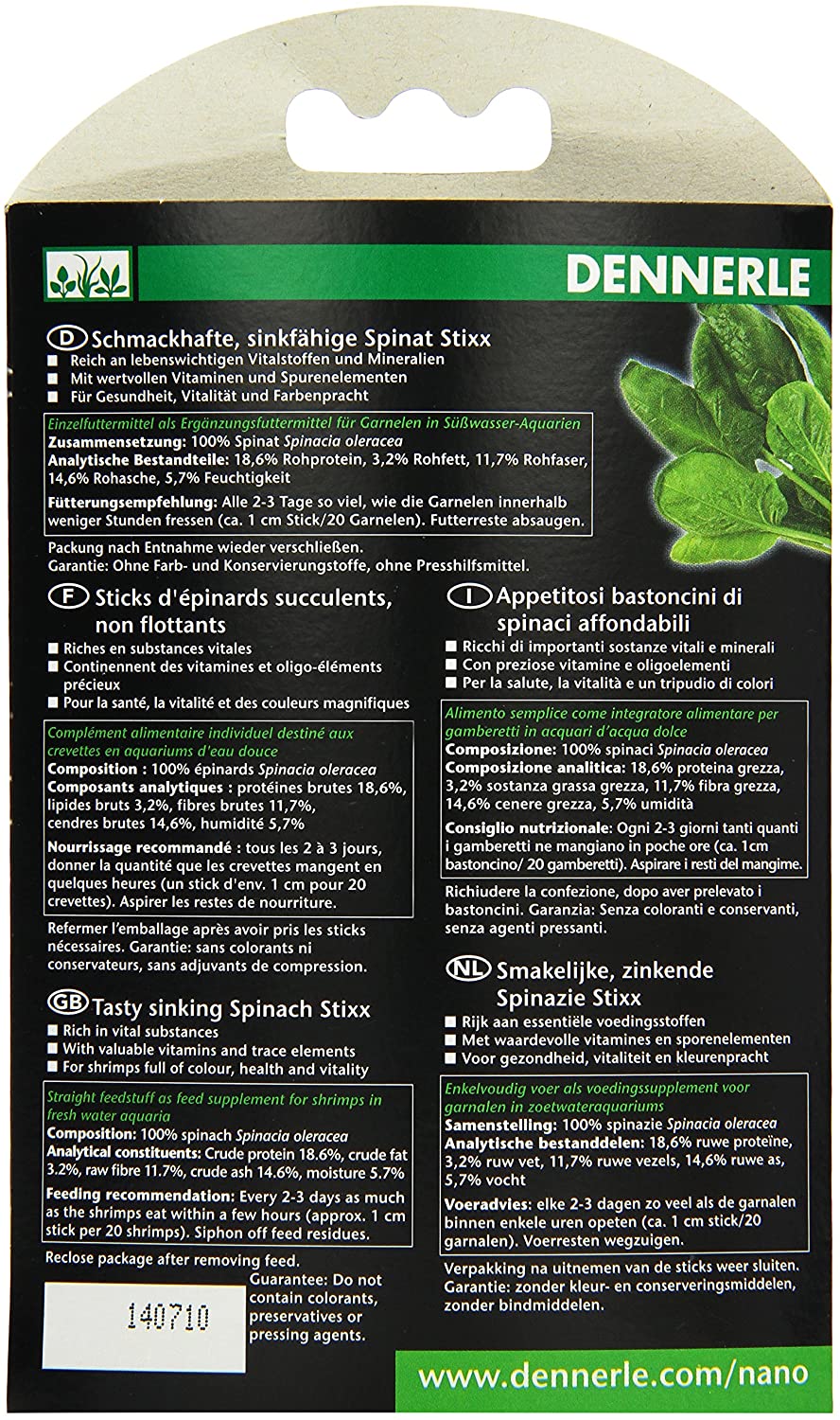 Dennerle Crusta Spinach Stixx - Image 2