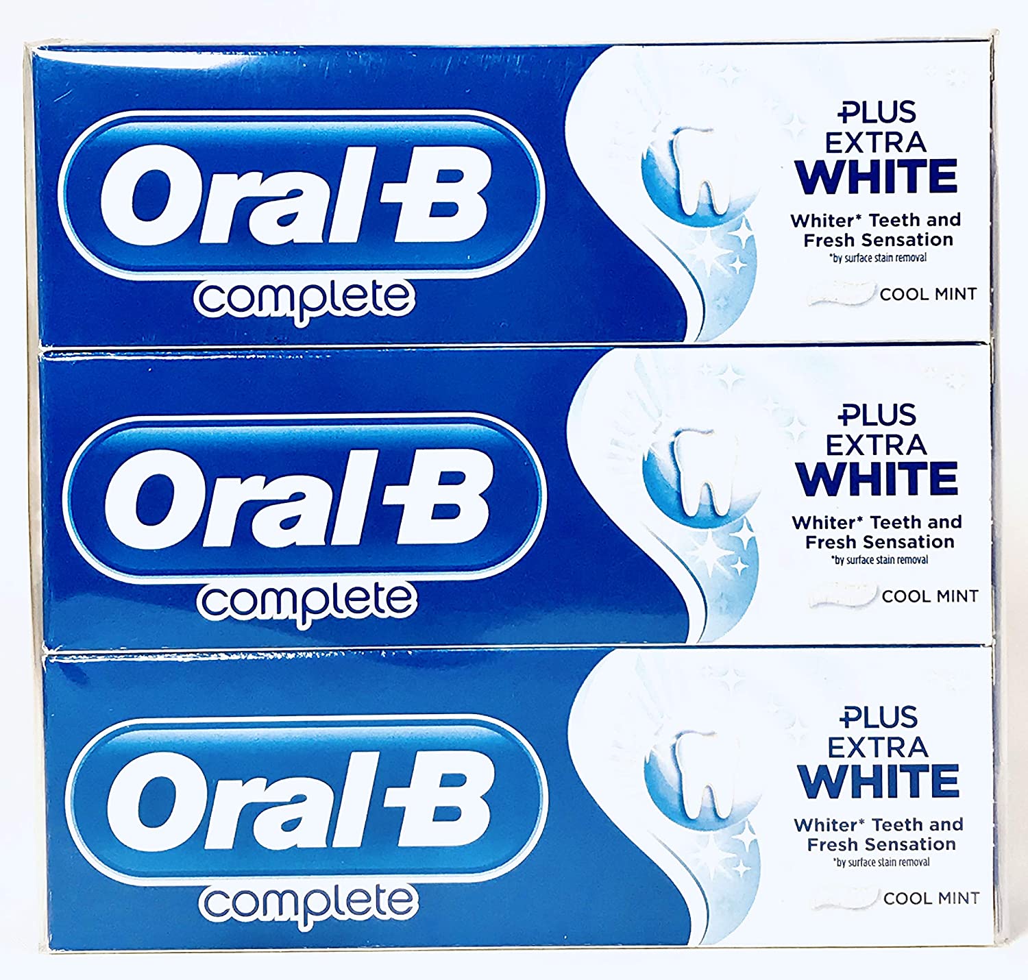 Oral-B Complete Extra White Toothpaste, 75ml, 75 ml (Pack of 3)