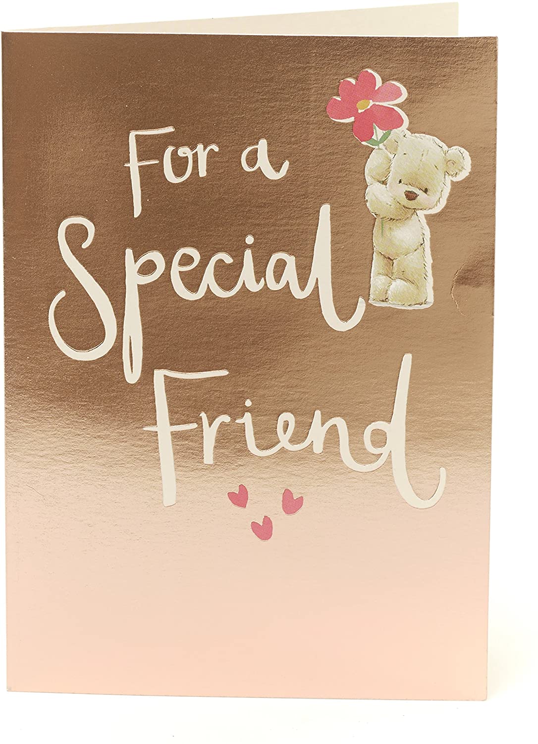 UK Greetings Cute Birthday Card for Her, Special Friend, Birthday Card Friend Female, Teddy Bear Card
