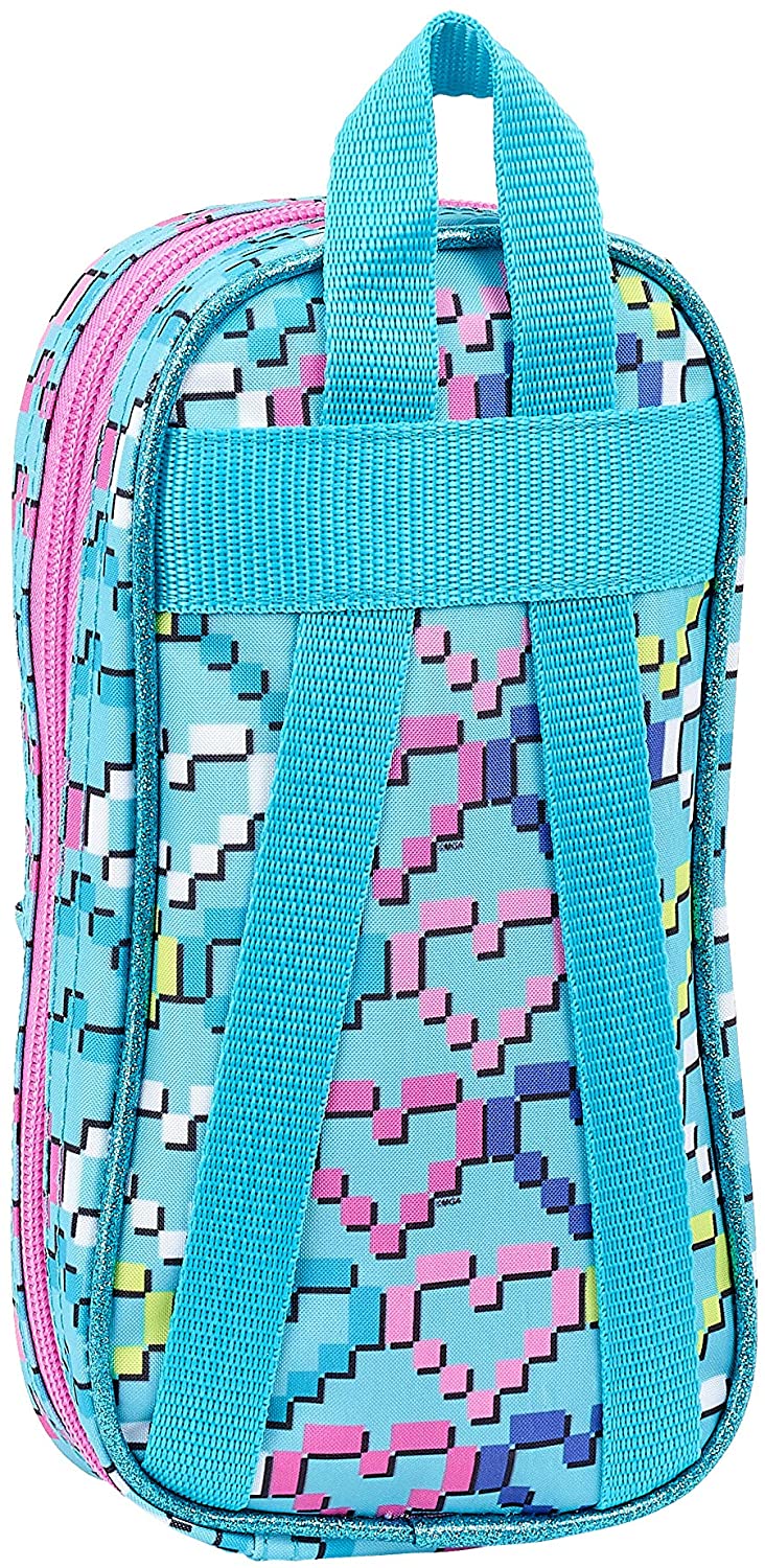 Salta Real Madrid Backpack, Light Blue/Pink (Multicolour) - 8412688344338, 12 cm x 5 cm x 23 cm - Image 2