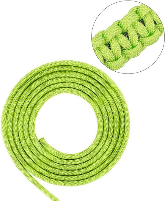 Grenhaven Tear-Proof Paracord Rope/Universal Survival Cord - 7 Cords 30m/100ft 550lbs Capacity neon green - Warning: Not Suitable for Climbing - Image 3