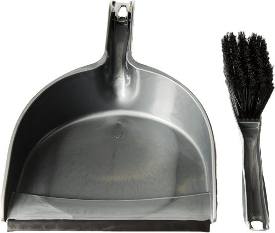 Faithfull FAIBRDUSTSET Plastic Dustpan and Brush Set 220 mm Wide - Image 2