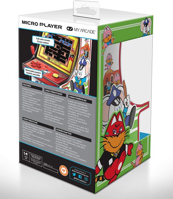 6" Collectible Retro Mappy Micro Player (Electronic Games) - Image 4