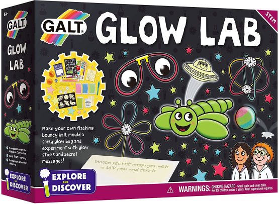 Galt Toys, Glow Lab, Science Kit for Kids, Ages 6 Years Plus