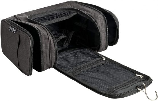 BE Classic Toiletry Bag (Black). Large Capacity, Water-Resistant, Hanging wash Bag. Dimensions 28 x 13 x 22cm. Available in six Colours. - Image 4