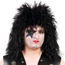 Guirca Fiestas GUI4799 - Black Rock Star Wig (Box Container)