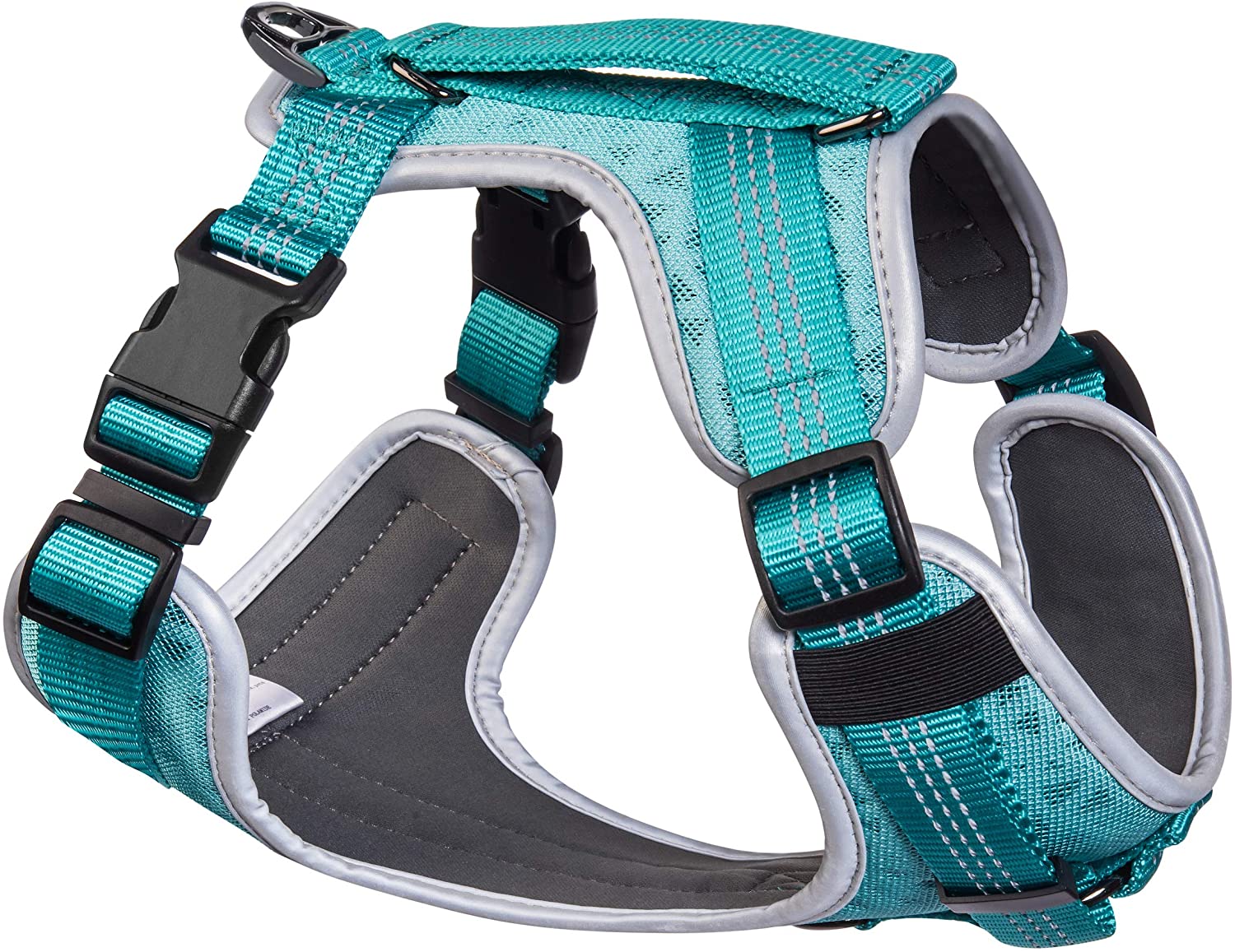 Embark Sports Dog Harness, No Pull With 2 Leash Clips, Front & Back Control Handle, Adjustable