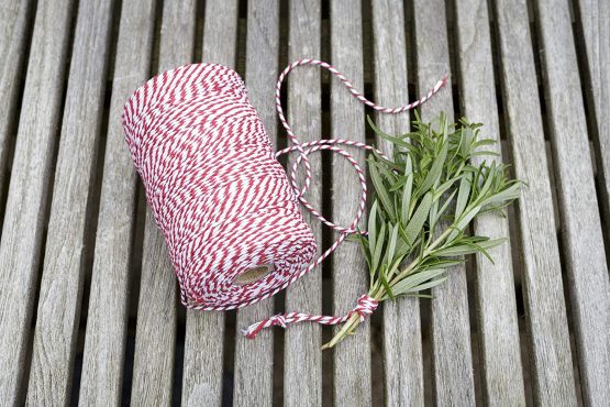 200m Red and White Twine - use as bakers twine, garden twine or gift wrapping - Image 2