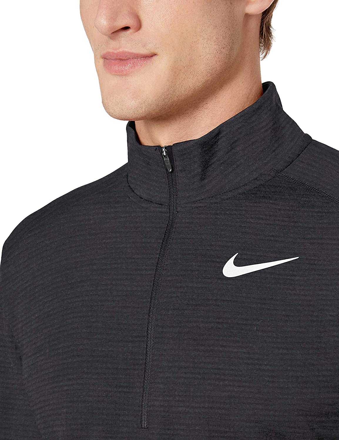 Nike M Nk PACER Top Hz Long Sleeved T-Shirt - Black/(Reflective Silv) (C/O.), X-Large, Black/Black/(Reflective Silv) (C/O.), XL - Image 2