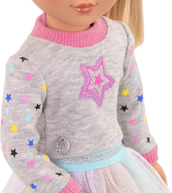 Glitter Girls GG50108Z 14" Doll Tulle Skirt & Sweater Outfit Shine Bright Outfit-36cm Toys, Clothes and Accessories for Girls 3-Year-Old and Up, Various - Image 3