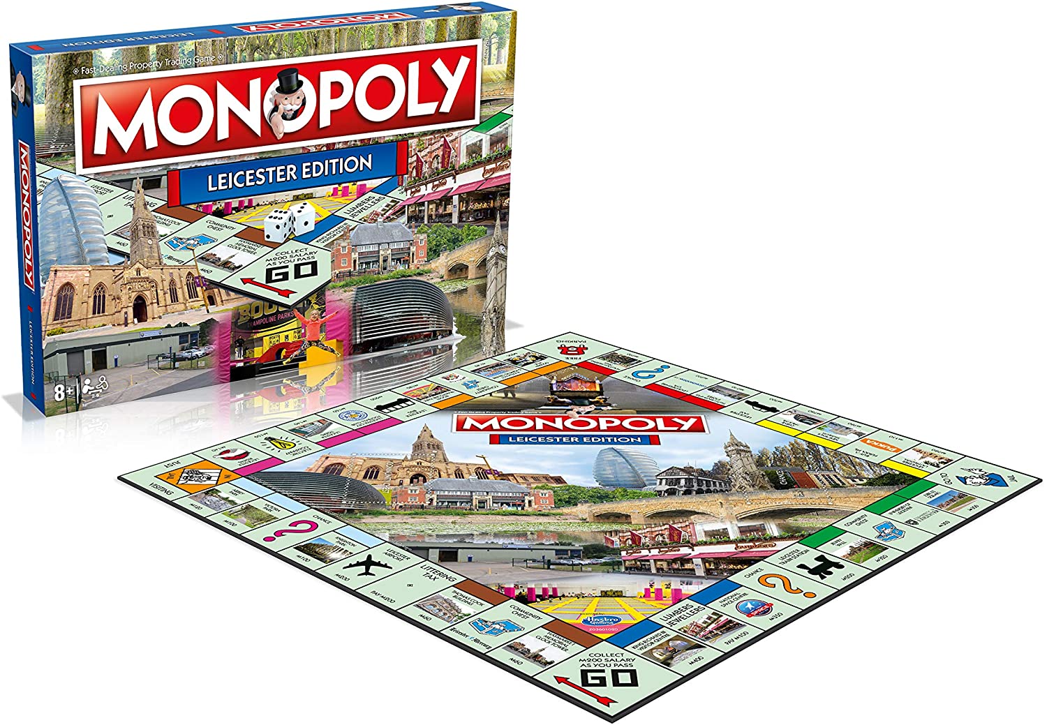 Winning Moves Leicester Monopoly Board Game, Advance to Victoria Park - Image 2