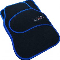 Xtremeauto® Universal Carpet Car Floor Mats - Not Tailored (Blue)