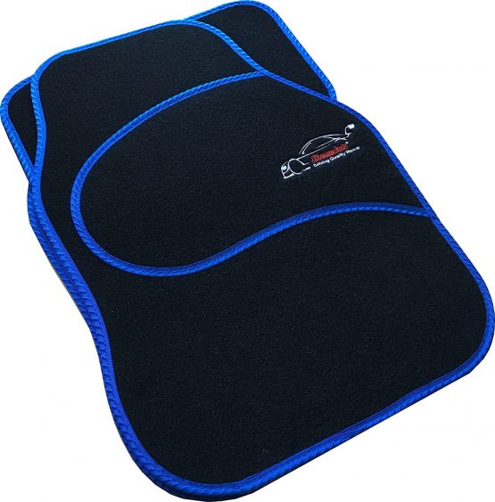 Xtremeauto® Universal Carpet Car Floor Mats - Not Tailored (Blue)