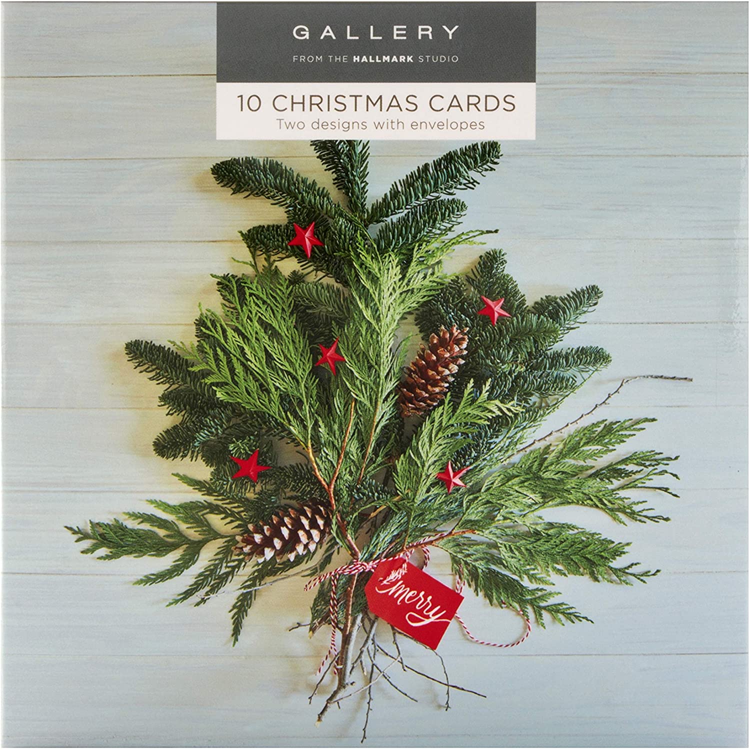 Photographic Festive Decorations Christmas Cards from The Hallmark Studio - Pack of 10 in 2 Designs - Image 2
