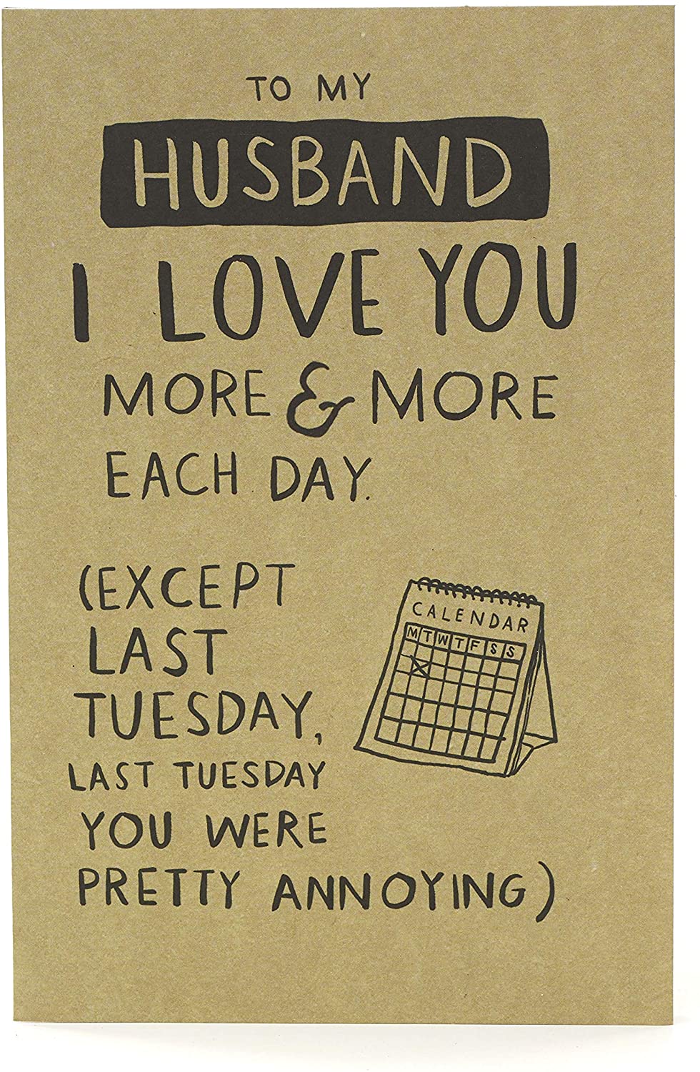 Husband Birthday Card, Funny Card for Husband, Birthday Card for Husband, Gift Card for Him, Gifts for Husband